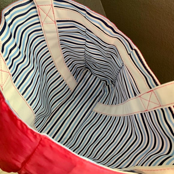 NWOT ESTEE LAUDER Reversible Nautical Tote Bag - Picture 8 of 8